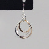 INTERLOCKING CIRCLES Earrings, Two-Tone