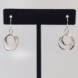 INTERLOCKING CIRCLES Earrings, Two-Tone