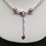 GALAXY 9.5-10.5mm Lavender Freshwater Pearl Choker