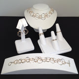 INTERLOCKING CIRCLES Choker, Two-Tone (Made-to-order)