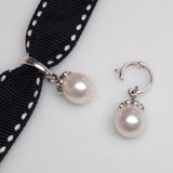 HEART PETALS White Freshwater Pearl Detachable Pendant