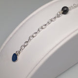 CLASSIC 6mm Tourmalinated Quartz Interlocking Heart Necklace